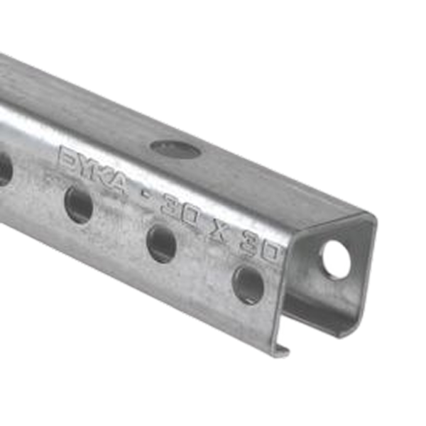 Dyka Vacurain Montage Rail 41x41 L=5m