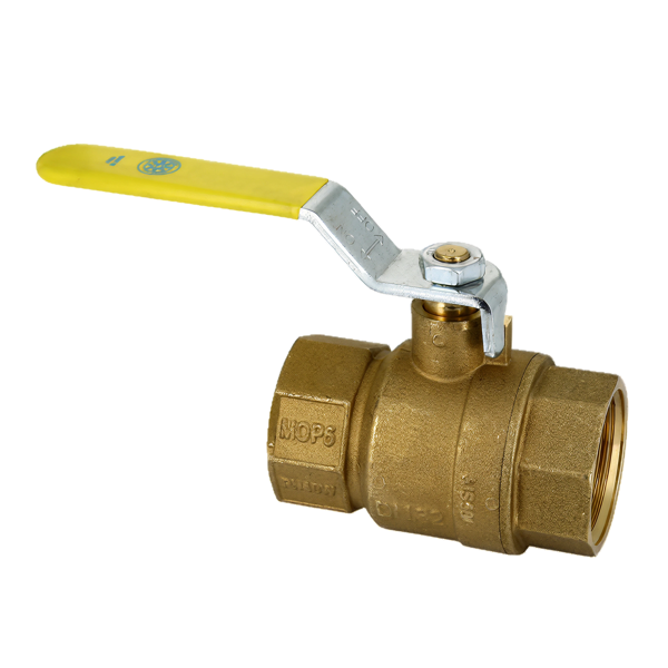 Gaskraan RP 1/2" x RP 1/2" messing