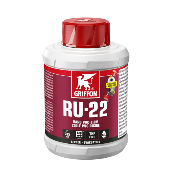 Griffon hard pvc lijm, RU-22, bus à 1000 ml