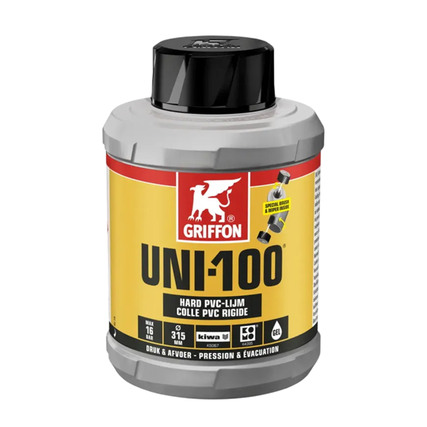 Griffon Uni 100, hard pvc lijm, 250 ml