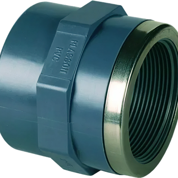 HD Schroefbus 32mm x 1" Mof x Bi.dr. met verstevigingsring