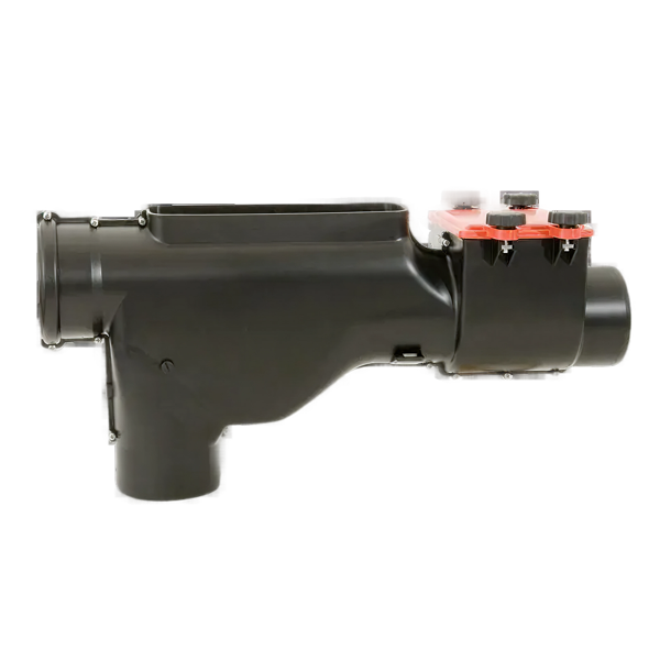 Inline tankfilter met klep