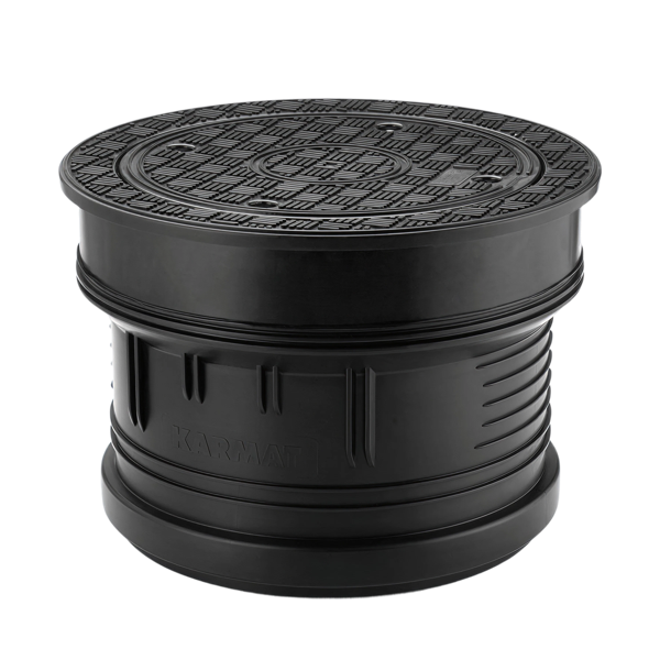 Karmat® putdeksel rond 315 manchetmof dicht rooster