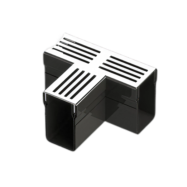 MW Drain 65/100 T-stuk, met RVS rooster