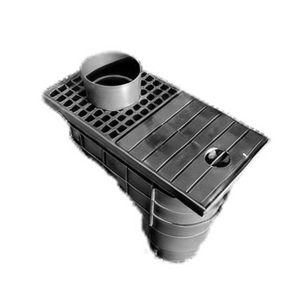 MW HWA ontlastput 80mm, incl. vuilopvangmand, 110/125mm
