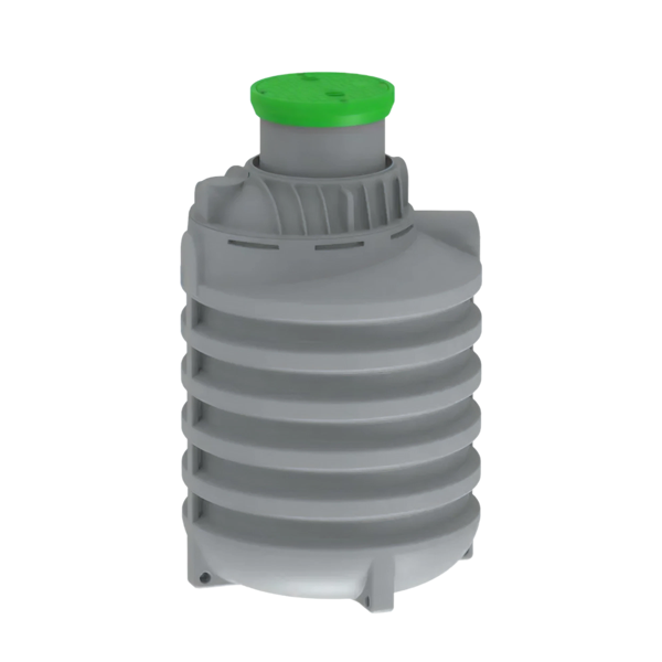 MW Regenwatertank verticaal, 2700 L, Ø1500 x 2500 mm