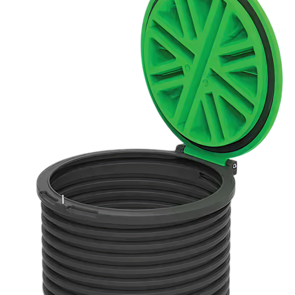 MW Schacht + groen deksel t.b.v. tank, type TH6