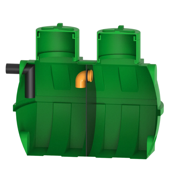 MW Septictank polyetheen, 2-kamersysteem, 1000 liter