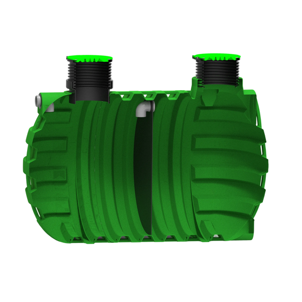 MW Septictank polyetheen, 2-kamersysteem 12000 liter