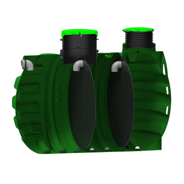 MW Septictank polyetheen, 3-kamersysteem 12000 liter