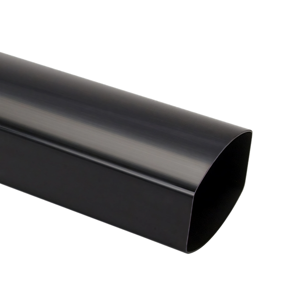 NICOLL Techtan Ovation PVC-Ti HWA buis 90x56mm L=4m zwart