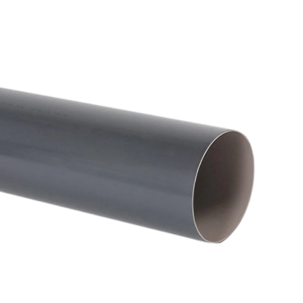 NICOLL Techtan PVC-Ti HWA buis 80mm L= 2m antraciet