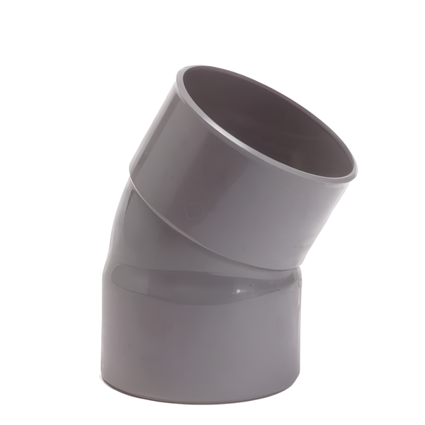 Pipelife lijm bocht 30gr 110mm mof-mof