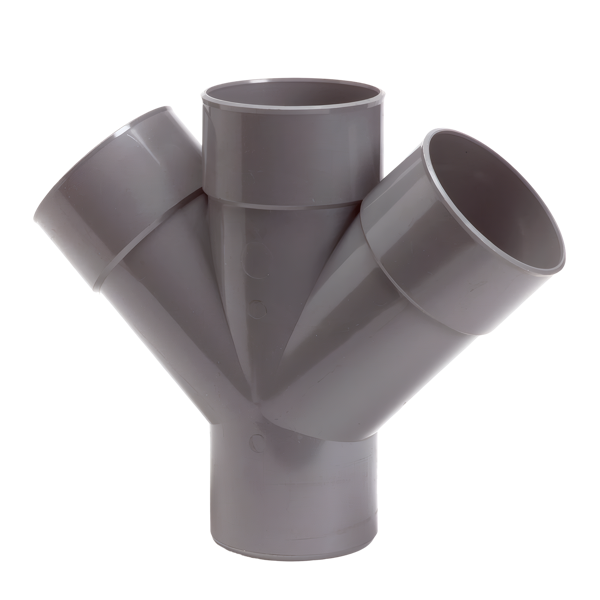 Pipelife lijm dubbel t-stuk 45gr 75x75mm m/s