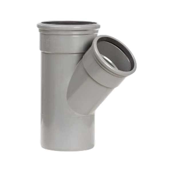 Pipelife t-stuk sn4 45g 125x110 m/s