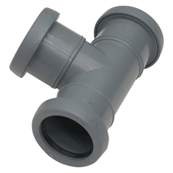 Pipelife Topfit t-stuk 32x32 90gr 3xm grijs