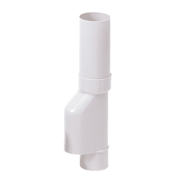 PP Bladscheider 80mm, voor Standleiding, wit