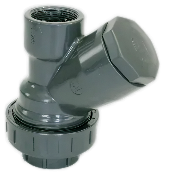 PVC Balkeerklep, 2x bi.dr. 1 1/4" Y-type, DN32