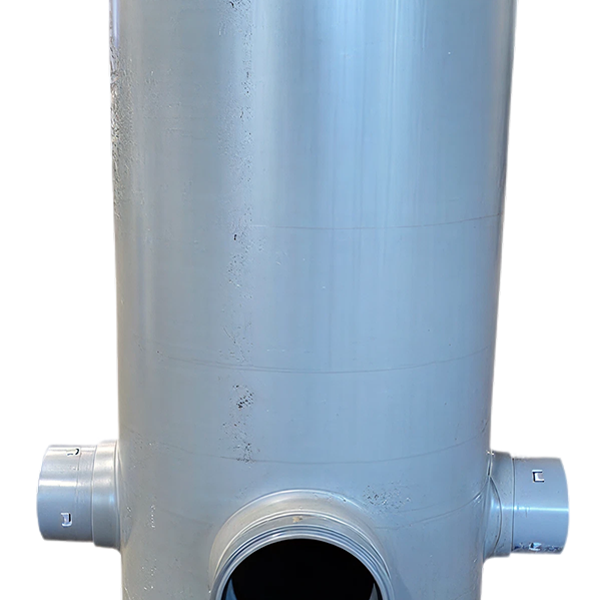 PVC drainageput Ø315mm, 2 x 80mm, 1 x 110mm, H=800mm