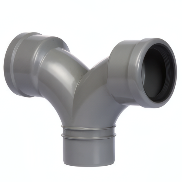 PVC M-Flex Str.T-St 90° GR 160 SN8 2M/S