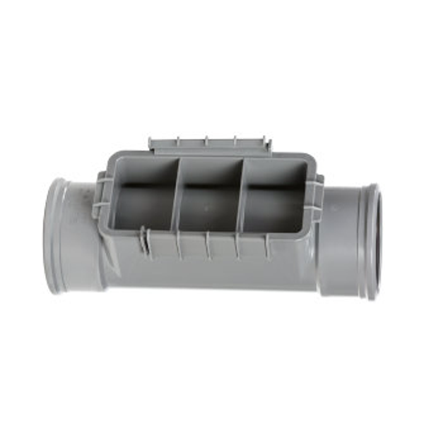 PVC Ontstoppingsstuk 160mm SN8 M/M, Klemdeksel