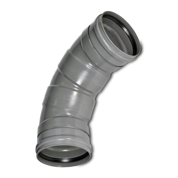 PVC Segmentbocht 90° 630 SN4 M/M