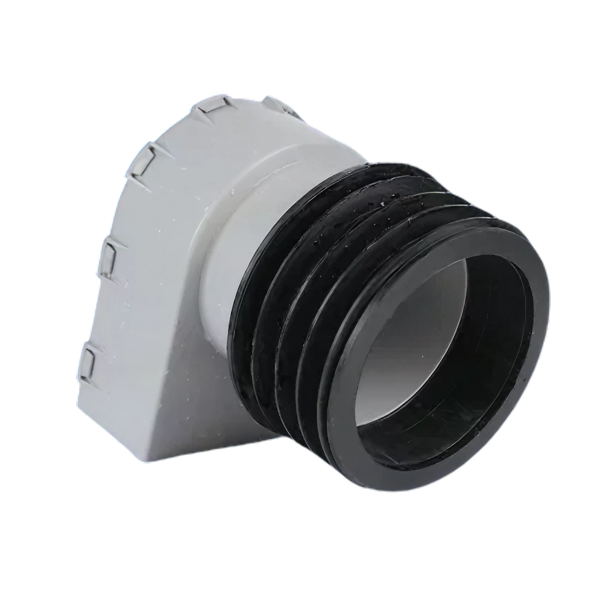 PVC stankslot incl. rubber t.b.v. onderbakken GY/PVC