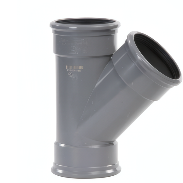 PVC T-stuk 45° 160 SN8 3M