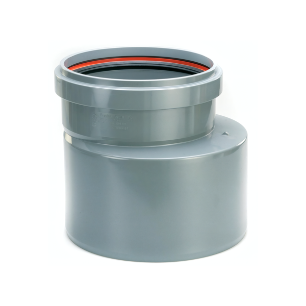 PVC verloopstuk, 200 x 160 SN4 spie x manchet