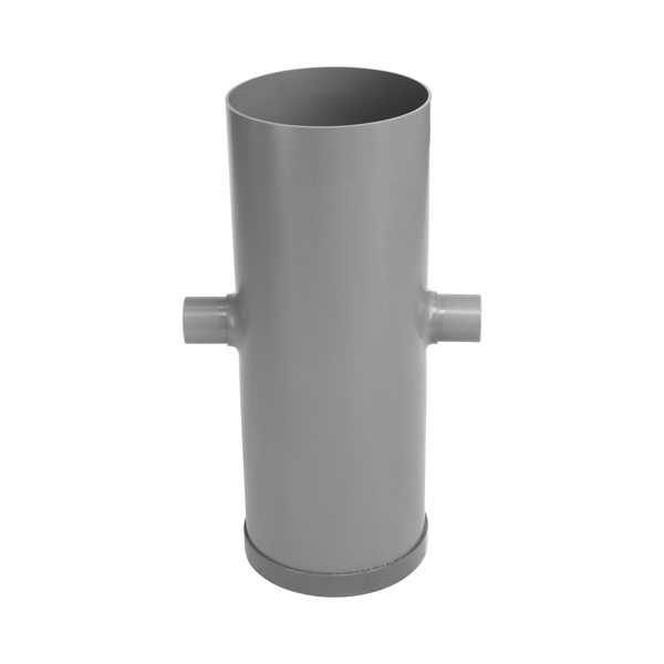 Pvc zandvangput, 250 mm, incl filter, 2x 80mm spie, H= 85 cm