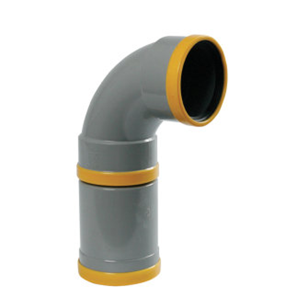 Wavin PVC Zett.Bocht 90° 160 SN8 M/M