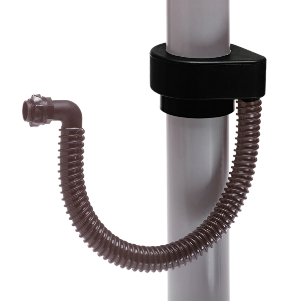 Regenton vulautomaat, zwart, voor 60/70/80/100mm hwa buis