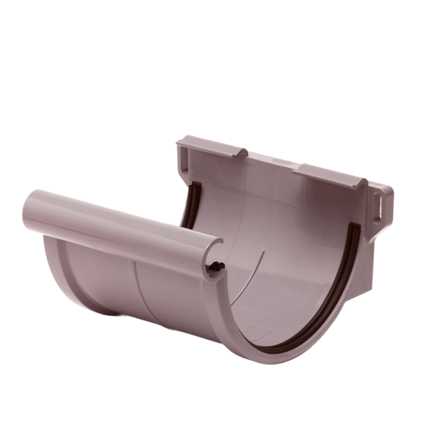 S-lon Klem verbindingsstuk voor mastgoot 125mm, grijs