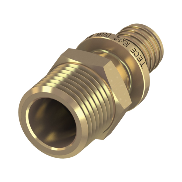 TECEflex puntstukvan silicium brons, haaks,  32 x Rp 1 1/4”