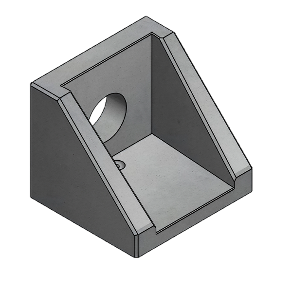 Uitstroombak beton met steekmof Ø 125 mm, 460 x 450 x 440mm