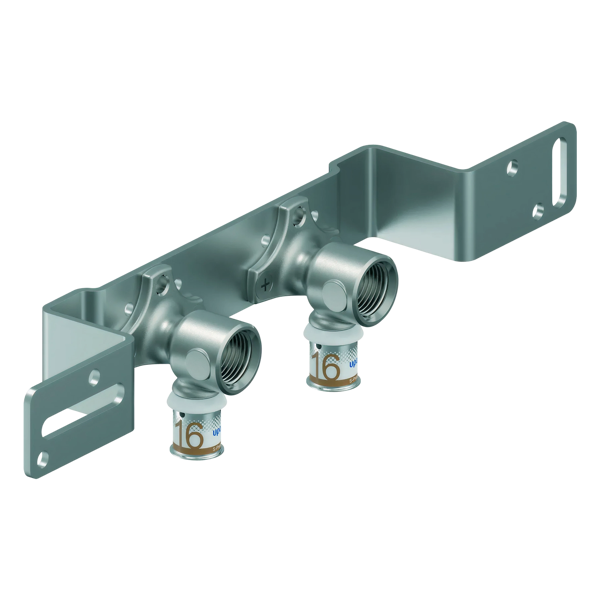 Uponor S-Press Plus Aqua pers montage-unit 16x1/2"bi.dr. x 80mm