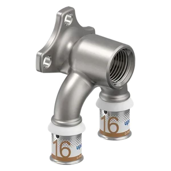 Uponor S-Press Plus Aqua pers U-muurplaat 16x1/2"bix16mm