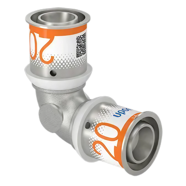 Uponor S-Press Plus pers bocht 90° 20x20mm