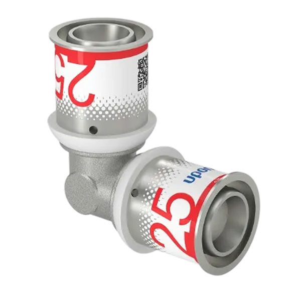 Uponor S-Press Plus pers knie 90° 25x25mm