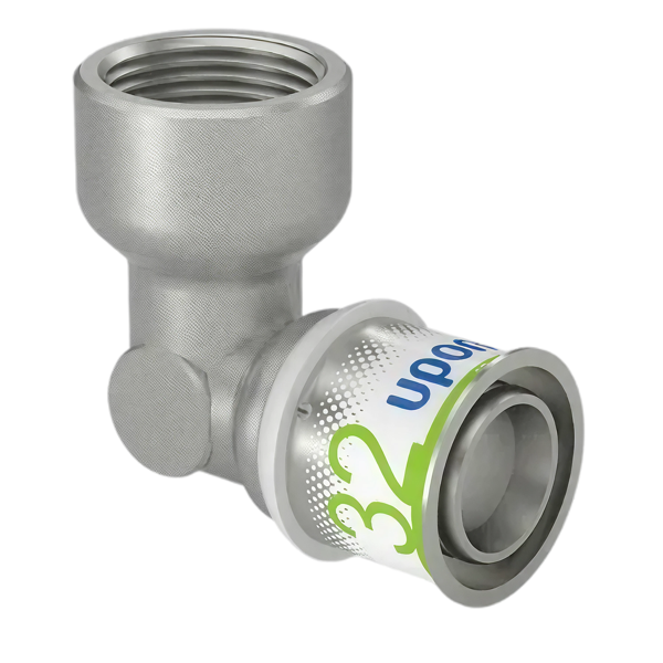 Uponor S-Press Plus pers knie 90° bi.dr. 32mm x 1"