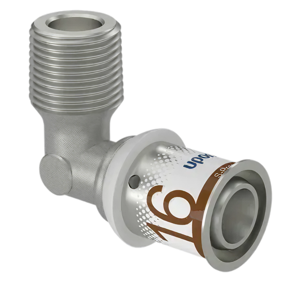 Uponor S-Press Plus pers knie 90° bu.dr. 16mm x 3/8" bu.dr.