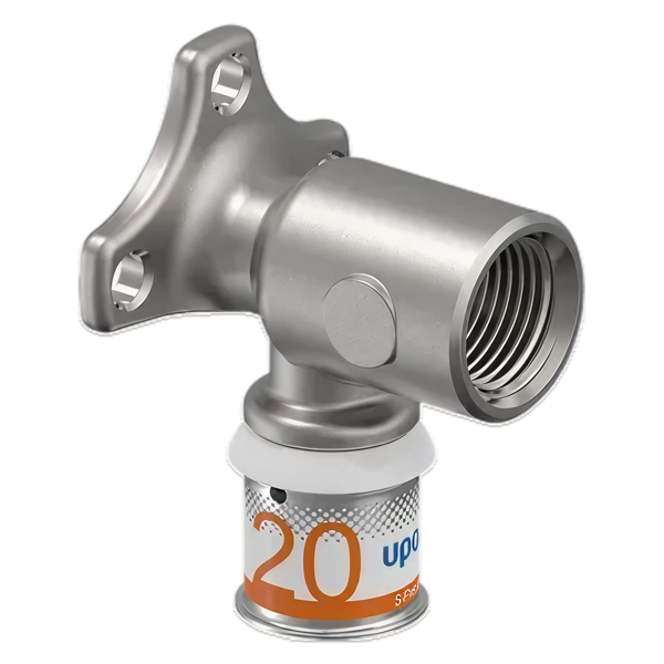 Uponor S-Press Plus pers muurplaat lange flens 20 x 1/2"