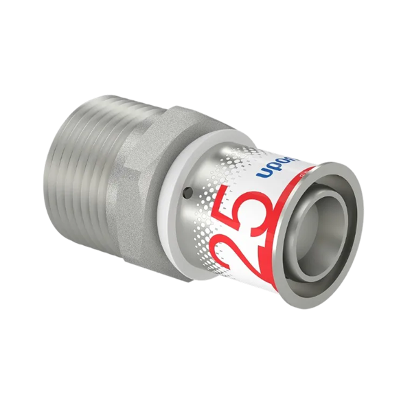Uponor S-Press Plus pers puntstuk 25mm x 1"bu