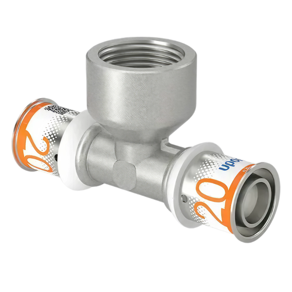 Uponor S-Press Plus pers T-stuk bi.dr. 20x3/4"x20mm