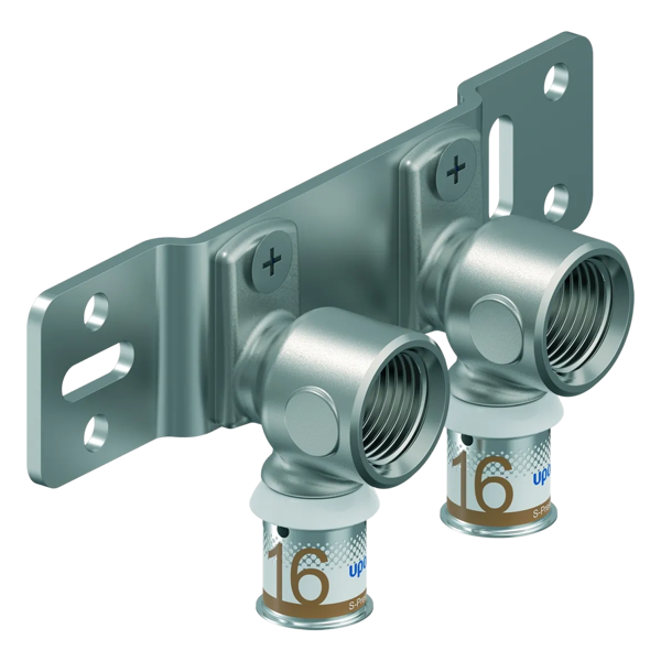 Uponor S-Press Plus Radi pers montageplaat 16mm x 1/2" bi.dr.