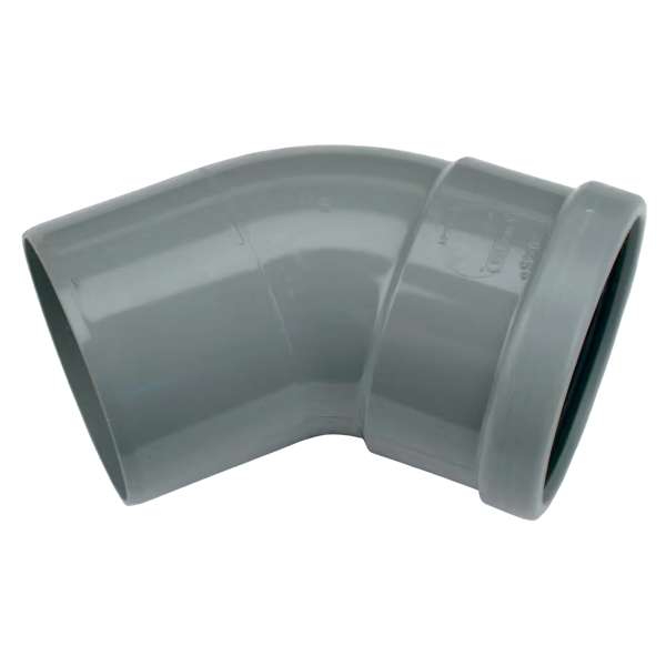 Wavin PVC M-Bocht 45° GR 400 SN4 M/S