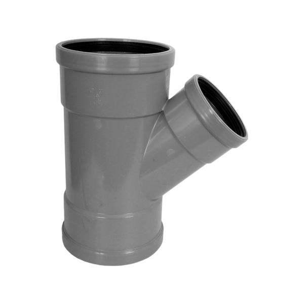 Wavin PVC M-T-Stuk 45° GR 315X125 SN4 3M