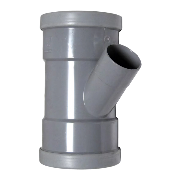Wavin PVC RR Tee 45° GY 110X50 SN4 2M/1G