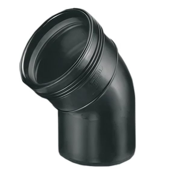 Wavin Wafix PP Bocht 45° ZW 125 SN4 M/S