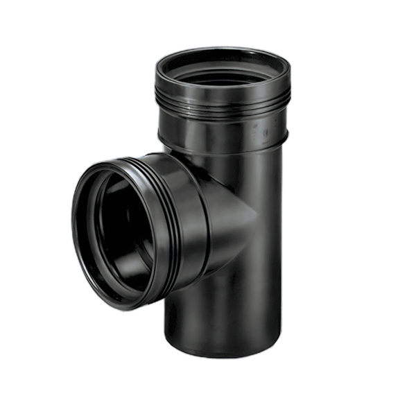 Wavin Wafix PP T-Stuk 88,5° ZW 110x50 2M/S